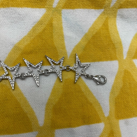 CC skye silver crystal star bracelet preowned - Picture 4 of 8